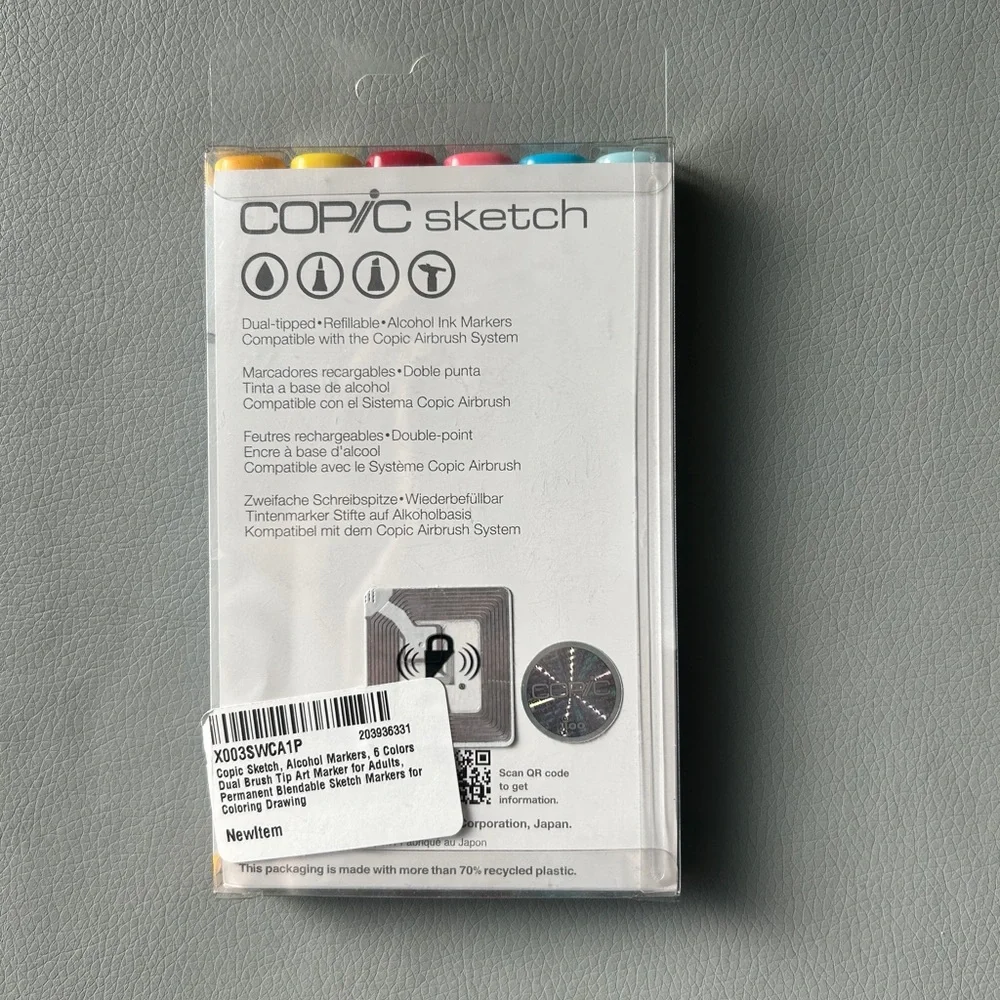 🩷💛🩵 NWT - Copic Sketch Marker Set - Perfect Primaries Alcohol Markers
